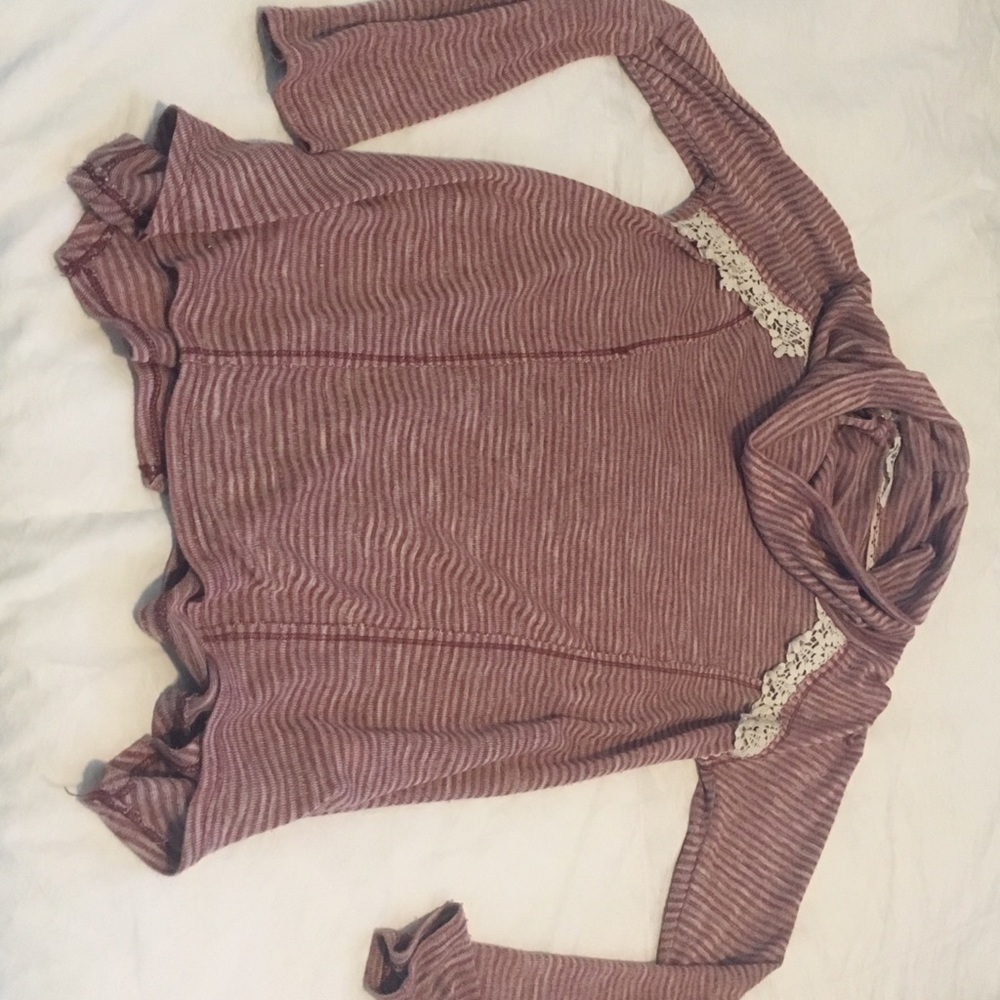 Jolt open back long sleeve shirt